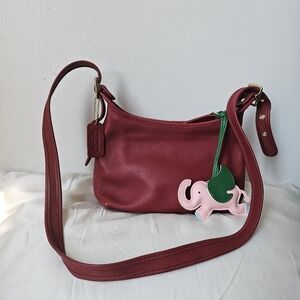 Vintage Coach Legacy Red Crossbody Bag